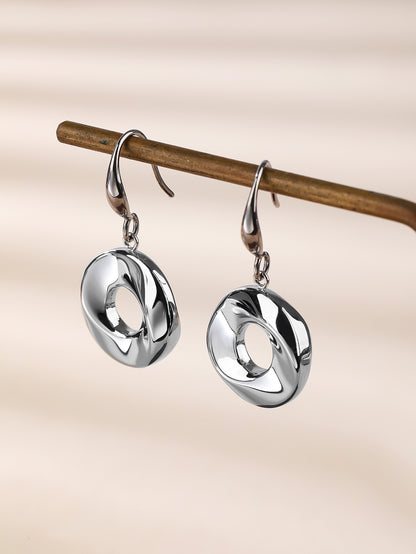 Sphere&Style Open Circle Drop Earrings