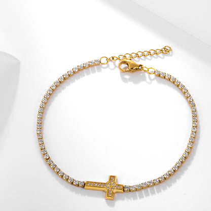 Sphere&Style Cross Bracelet