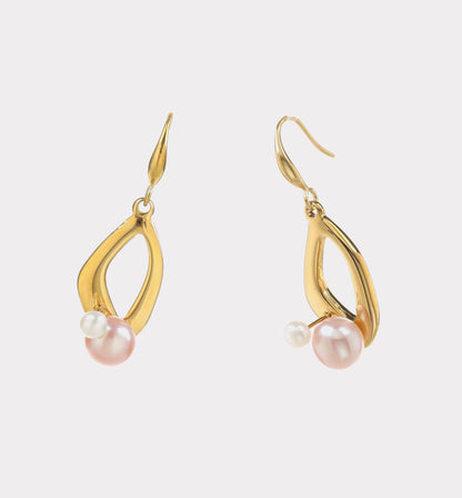 Sphere&Style Cultured Pearl Hoops Earrings