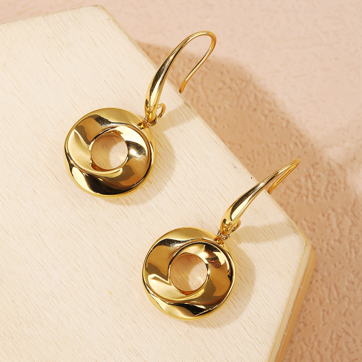 Sphere&Style Open Circle Drop Earrings