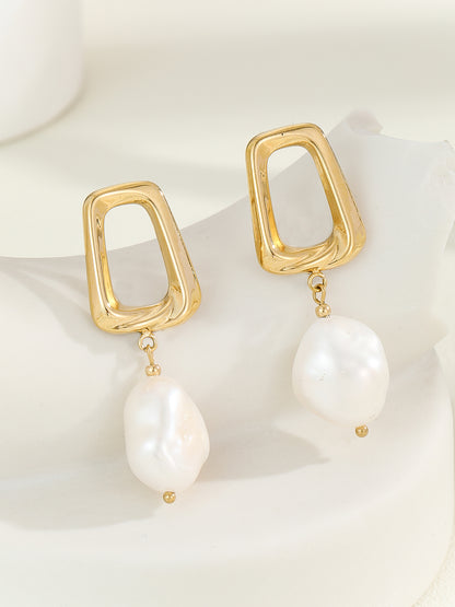 Sphere&Style Drooped Pearls Earrings