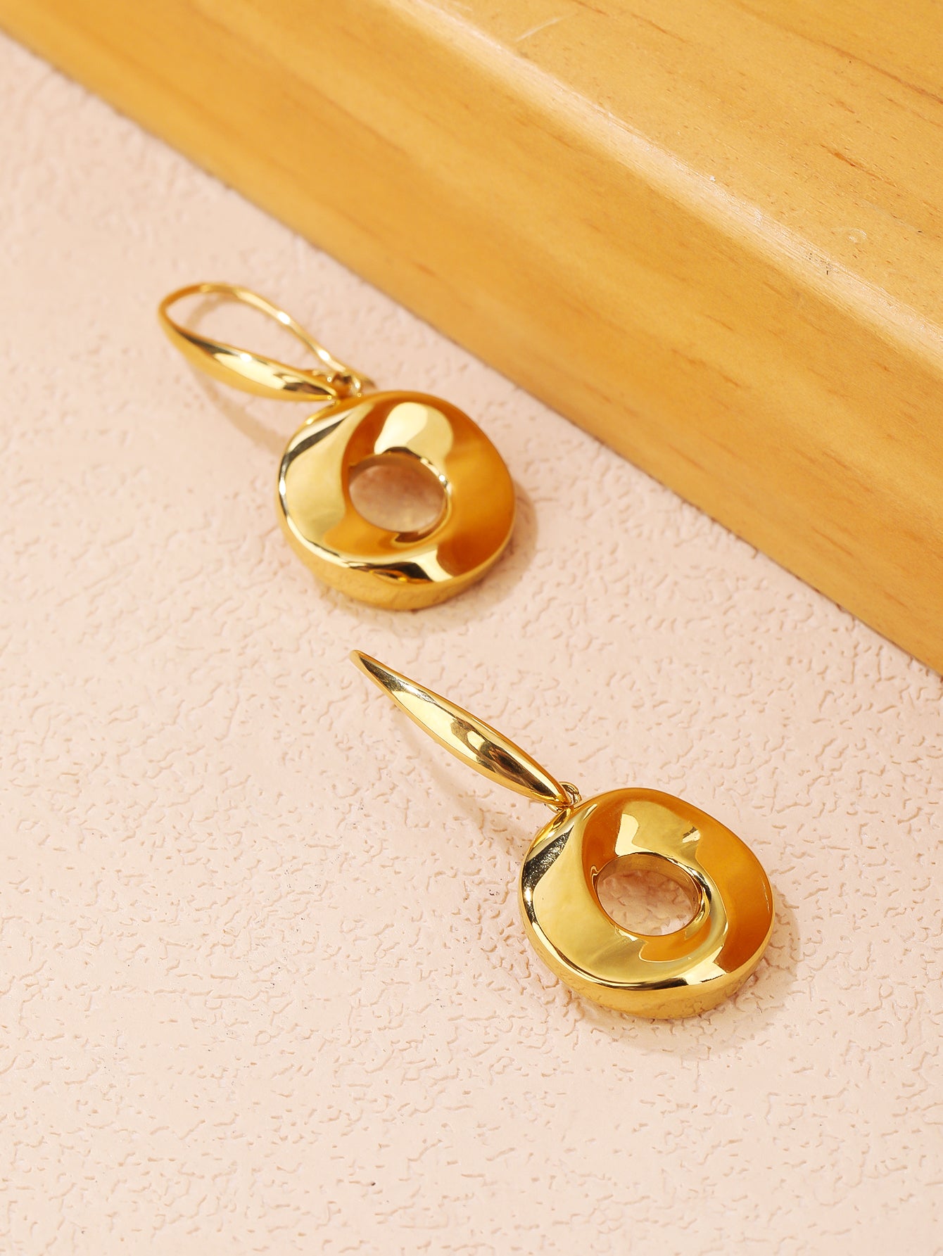 Sphere&Style Open Circle Drop Earrings