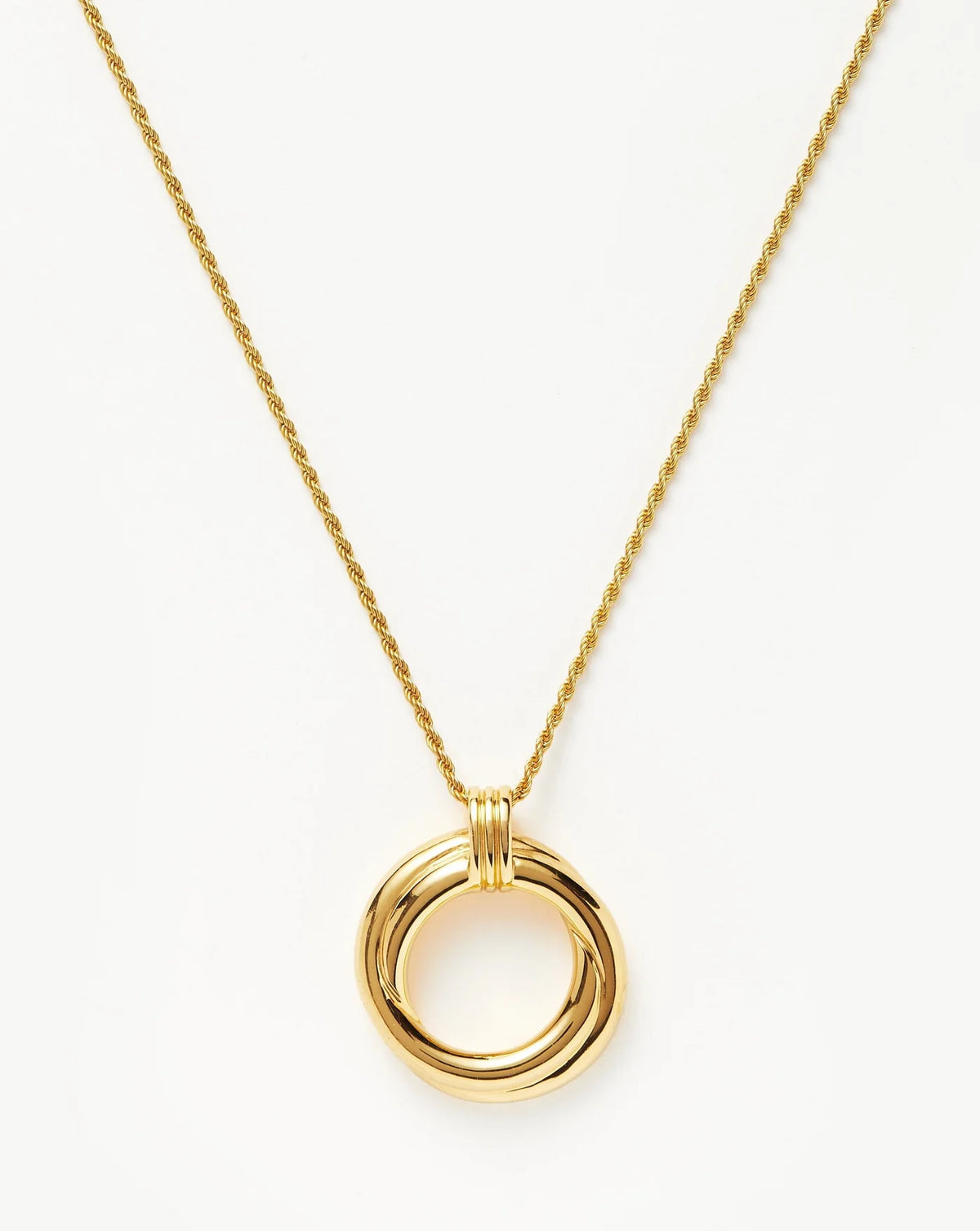 Sphere&Style Twisted Circles Pendant Necklace