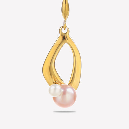 Sphere&Style Cultured Pearl Hoops Earrings