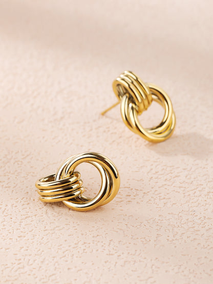 Sphere&Style Twisted Stud Earrings